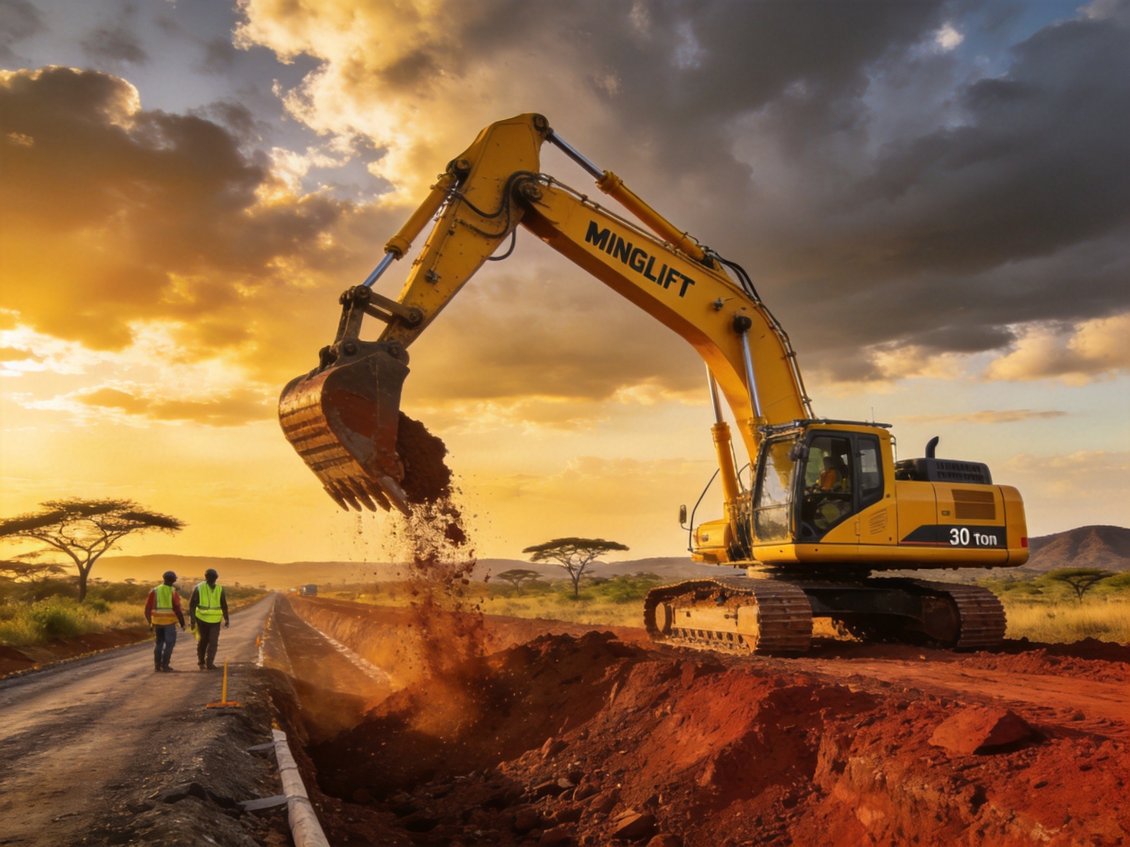 From Nairobi to Kampala: How MINGLIFT Excavators Are Powering East Africa's Infrastructure Boom